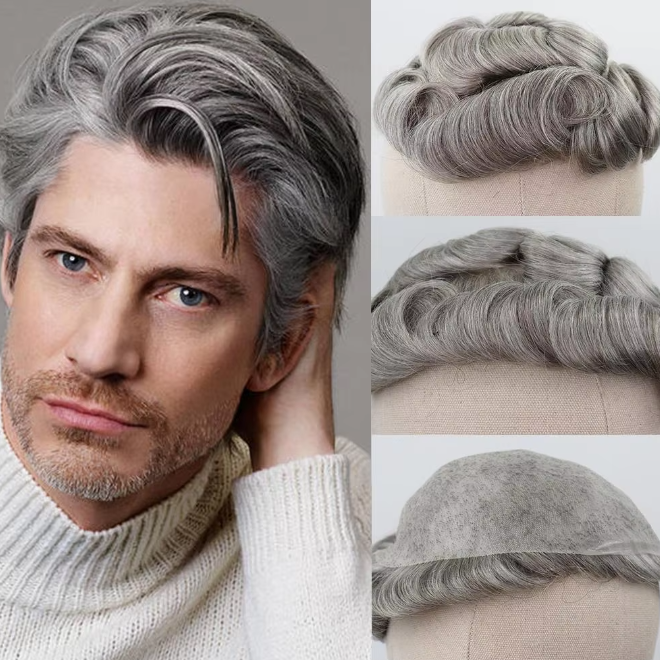 Mens Remy Human Hair Wigs